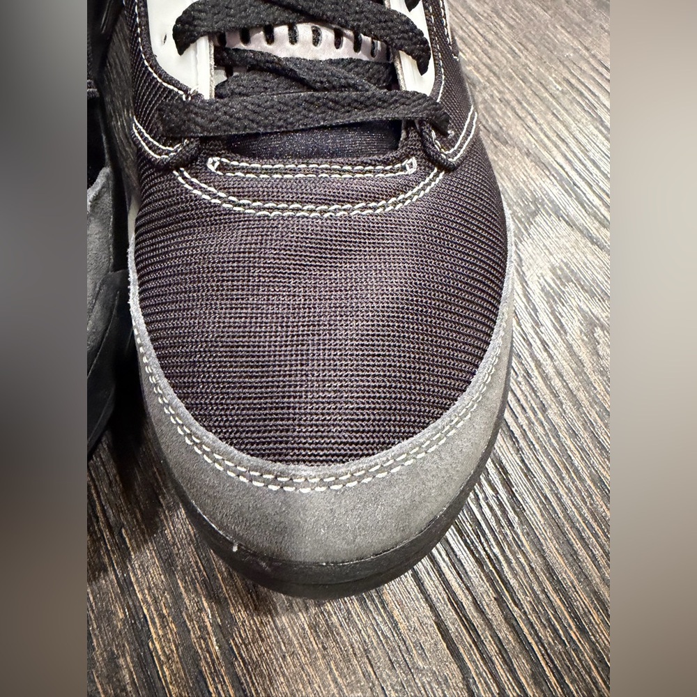 Air Jordans Jordan 5 Retro Anthracite BlackGrey Mesh and Suede High Top size 12 - Picture 5 of 10